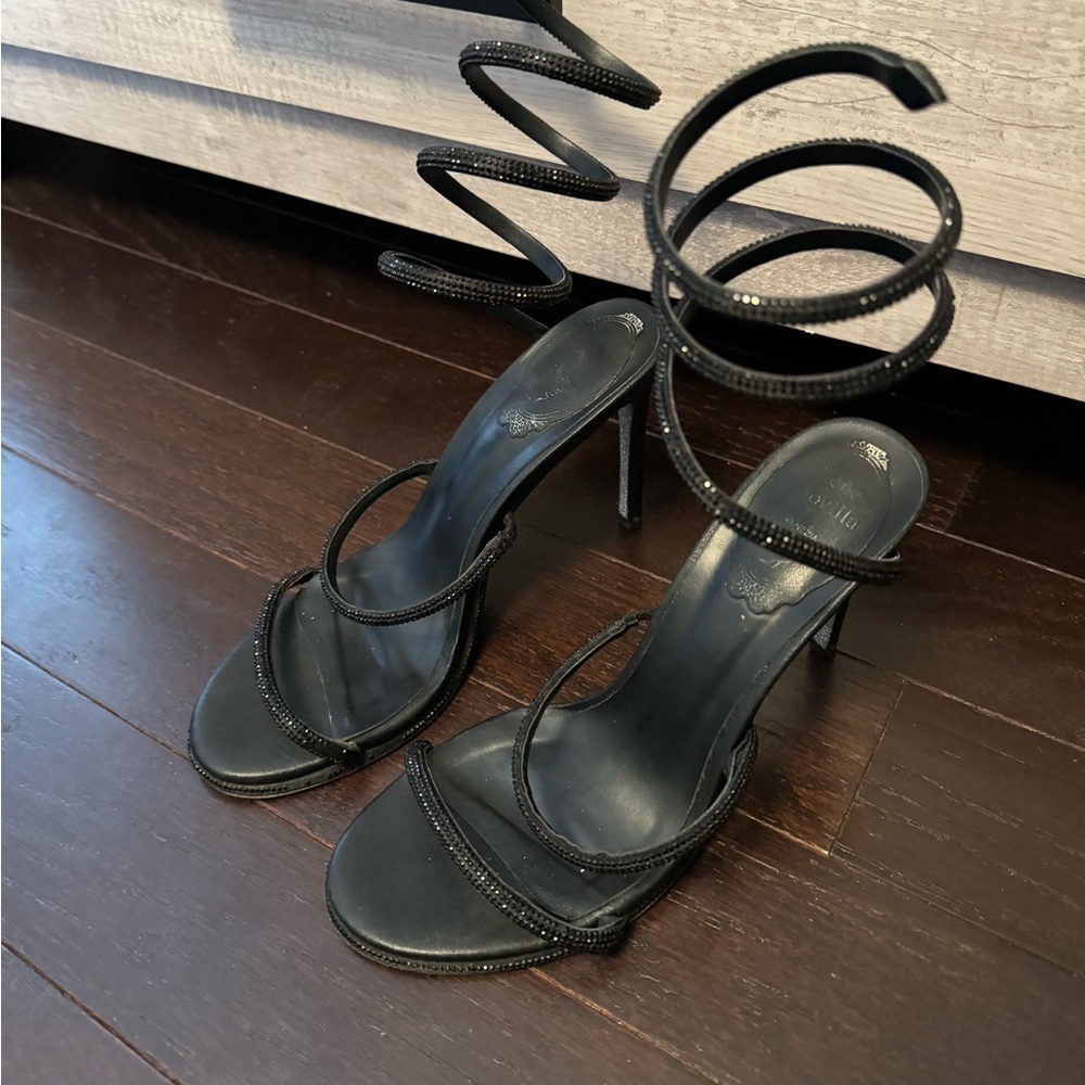 Rene Caovilla Spiral Heels
